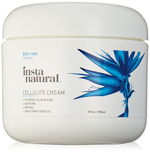 InstaNatural Cellulite Cream - With Caffeine & Retinol - Body Firming Solution & Tightening Lotion for Thigh Area, Buttocks & More - No Wrap Needed - Anti Cellulite Control Treatment - 4 OZ